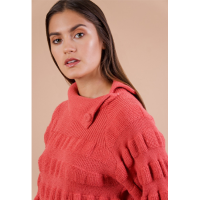 High Neck Nancy Standard Peruvian Ethnic Sweater