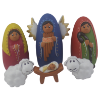 Nativity with musical Angel