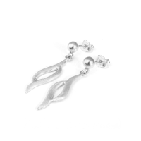 Taps Pendat 925 Sterling Silver Earrings - Baliq