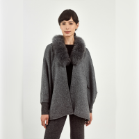 Baby Alpaca Fur Cardigan