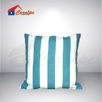 Deco Cushion Turquoise Stripes