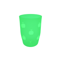 Glass Little Apple Green