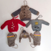 Andean Christmas Wool Ornaments