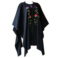 Embroidered Alpaca cape
