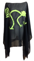 PANAZCARO- 01 | SARONG NAZCA MONKEY | Beachwear Handmade. Nazca embroided. Luxury Ethnic Beachwear Collection.  Designed by Paola Arguello. Perú.