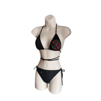 PABIKSHI - 03 | AIBO BIKINI | BEACHWEAR HANDMADE BY AMAZON ARTISANS. Luxury Ethnic Beachwear Collection.  Designed by Paola Arguello. Perú.