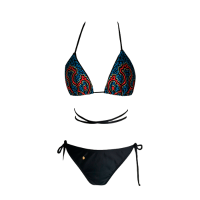 PABIKSHI - 02 | BANAQUI  BIKINI | BEACHWEAR HANDMADE BY AMAZON ARTISANS. Luxury Ethnic Beachwear Collection.  Designed by Paola Arguello. Perú.