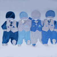 One piece hoodie for boys in 100% cotton