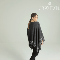 Alpaca Knit Ruana -  Eugenia