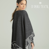 Alpaca Knit Ruana -  Eugenia