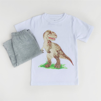 Transdry 100% Cotton Short Sleeve Pajamas for Boys