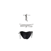 Handmade Shipibo Conibo Bikini. Design marja Kené - represents fire and earth. Made by Amazon Artisans.  Luxury Ethnic  Swimsuit Collection by  Shipibo Artisans.  Designed by Paola Arguello. Perú. 
