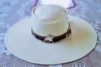 Palma Macora Straw Hat With Chalan-Style Design For Children