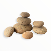 Tan Beach Pebbles 1-4 Inches 