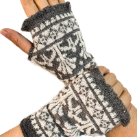 Knitted Baby Alpaca Mittens