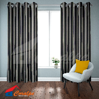 Aluminum eyelet curtain