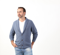 Men's Cardigan 100% Pima Cotton