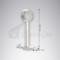 Silver Metal Bosin Stand