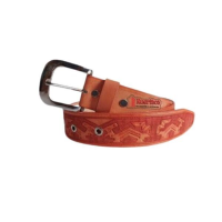 Leather Belts with Personalized Handmade Carvings
