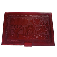 Handmade Leather Men's and Women's Wallet with Custom Designs