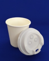 8 OZ HOT WHITE POLIPAPEL CUP