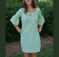 Dress Chevron Wine