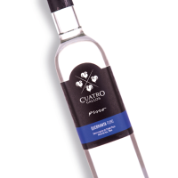 Bottle of Pisco puro quebranta Cuatro Gallos