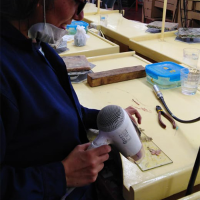 Working in the workshop