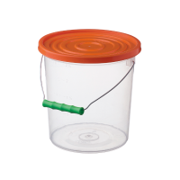 2.5 Lt.BB color or transparent bucket with lid