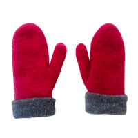 Double alpaca mittens