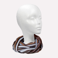 Chasca scarf color brown
