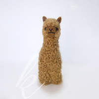 Alpaca Huacaya 4.6" Brown