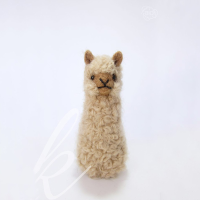 Alpaca Huacaya 3.5" Beige