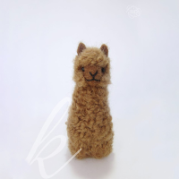 Alpaca Huacaya 3.5" Brown