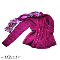 Jacquard Cotton Cardigan