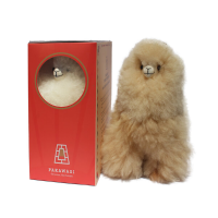 Baby Alpaca Plush Beige Color 9 Inches with Box