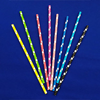 colored straws