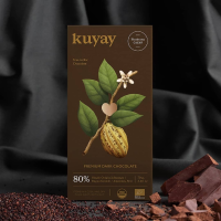 Dark Chocolate Bar 80% Cocoa 70g