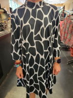 Printed jiraffe dress for women