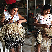 Woman Weaving 