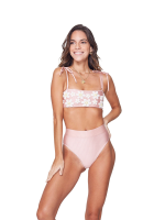 Mafer Pink High Waist Bikini