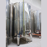 Olive oil storage tanks