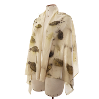 Printed Organic Cotton Gauze Shawl