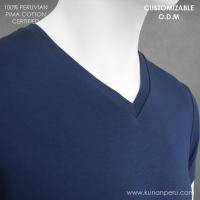 100% pima cotton t-shirt customizable
