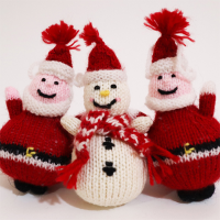 Christmas Knit Doll