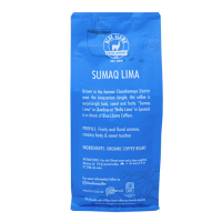 Blue llama coffee Sumaq Lima