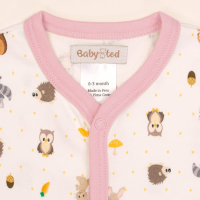  Jumpsuit or Baby Grows Pink Print