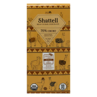 Organic Dark Chocolate 70% Chuncho Cacao 2.1oz Bars - Shattell