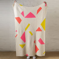Merino cotton and cotton blanket