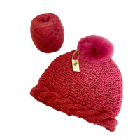 Hand-woven Beanies with 100% Baby Alpaca Fiber